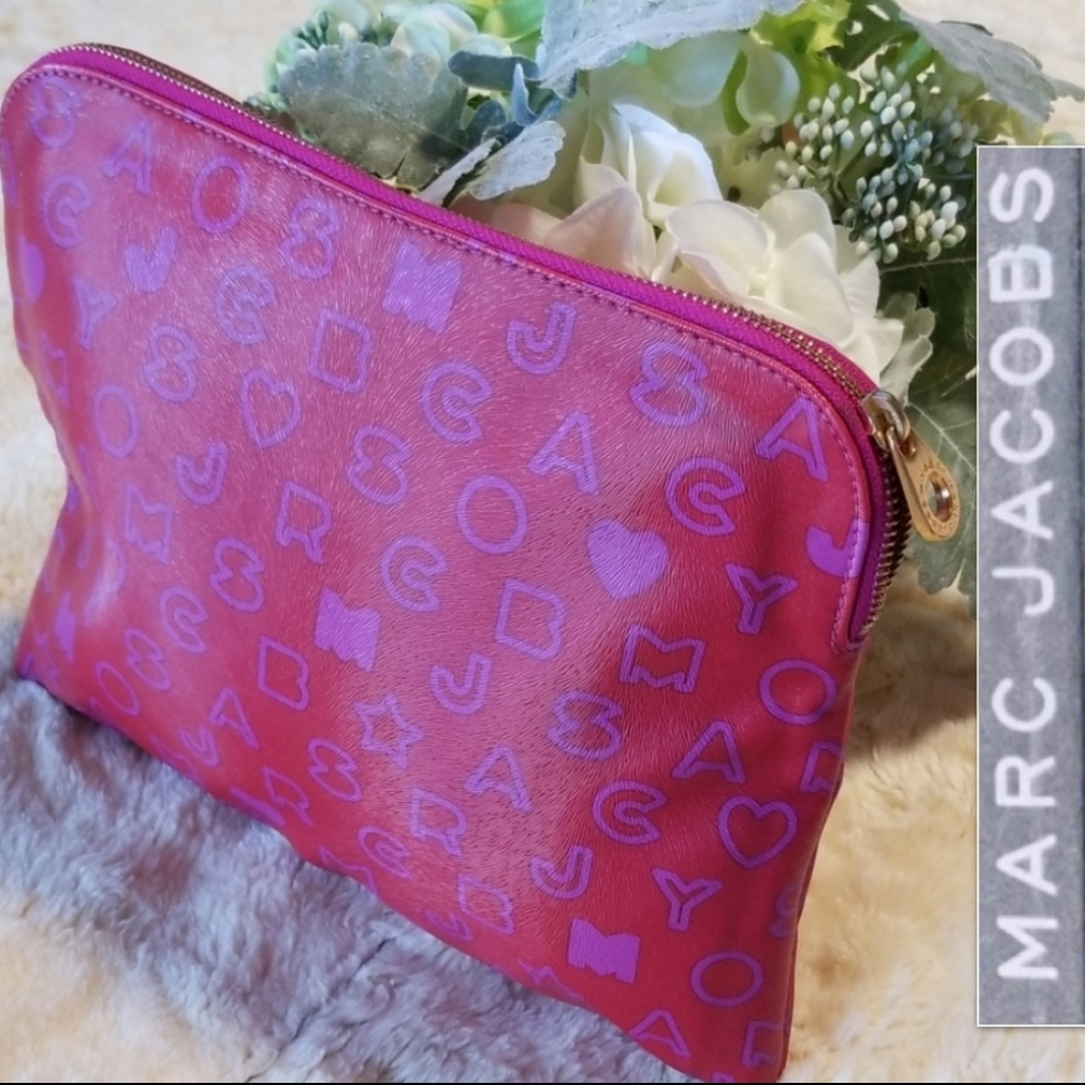 Marc Jacobs Monogram   Makeup Bag Cosmetic